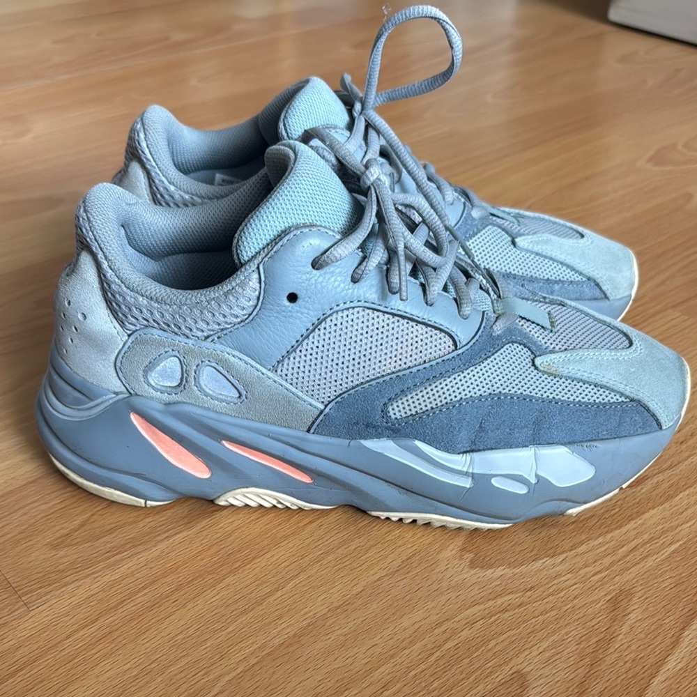 Stylish Blue and Gray Sneakers